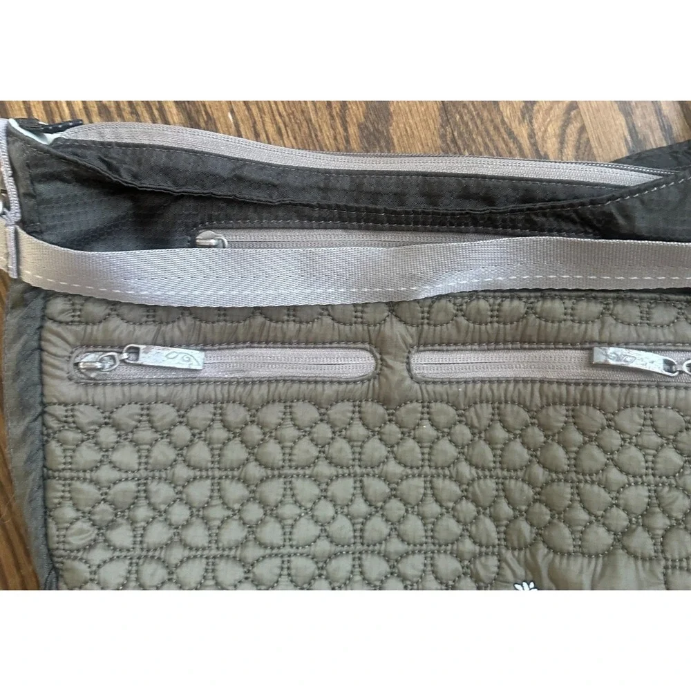 Sherpani Quilted Olive Green Anti-Theft Travel Crossbody Bag RFID Blocking